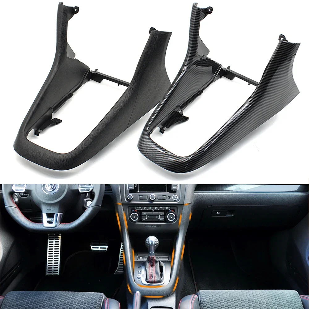 

Pop Interior Car Central Console DSG Gear Shift Knob Outer Frame Cover Replacement For Volkswagen VW Golf 6 MK6 2009-2014 5K0863