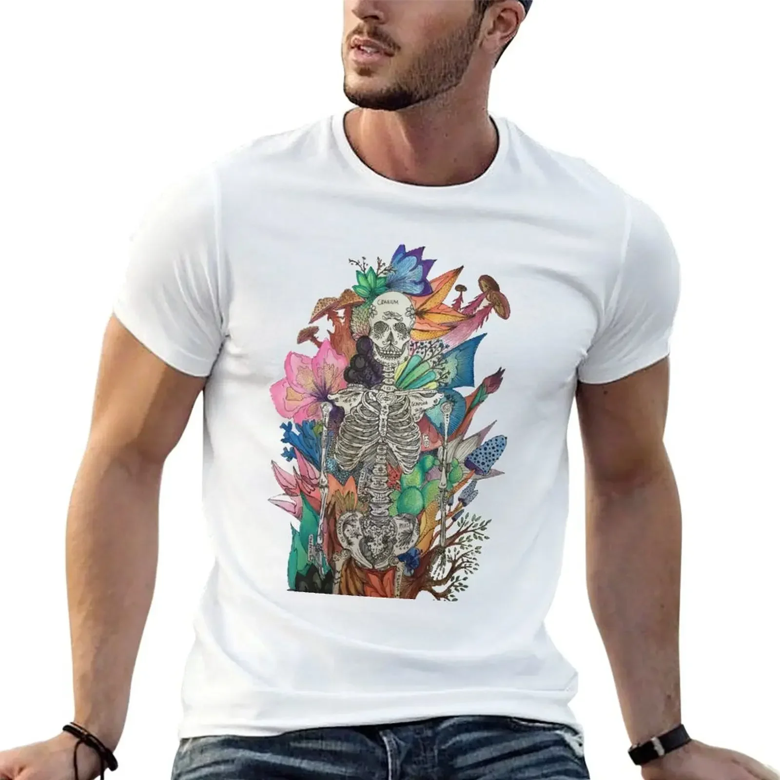 The Story of my bones T-Shirt anime stuff oversizeds mens plain t shirts