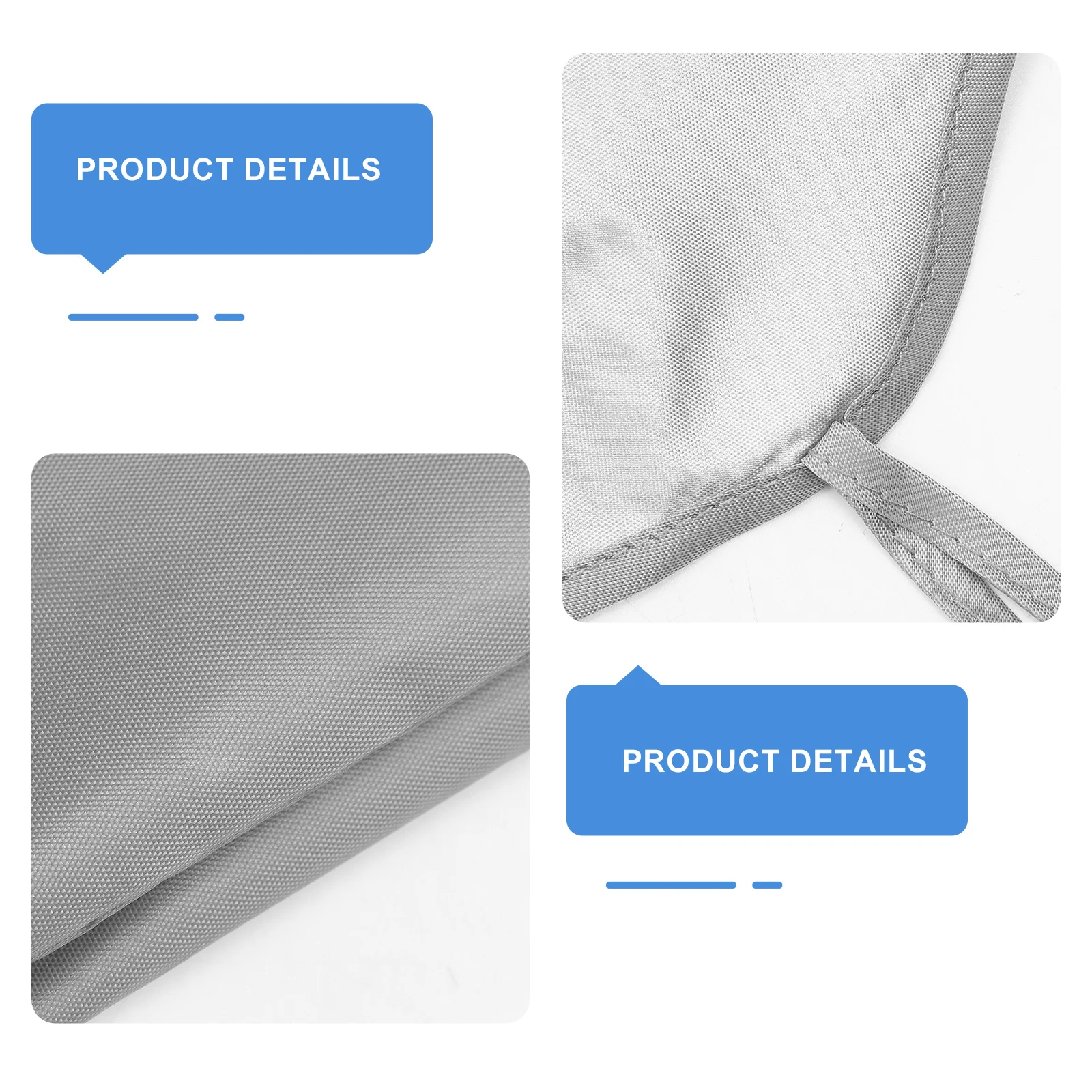 

Outdoor Dog Kennel Waterproof Top Cover Playpen Protector Fence Covers Grey Crate Baby