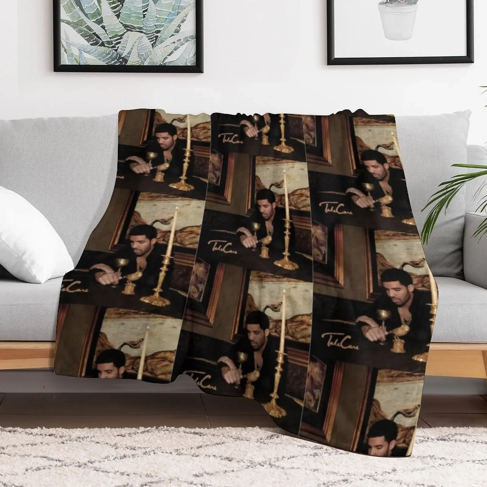 Drake Take Care Throw Blanket Quilt Luxury Brand Blankets