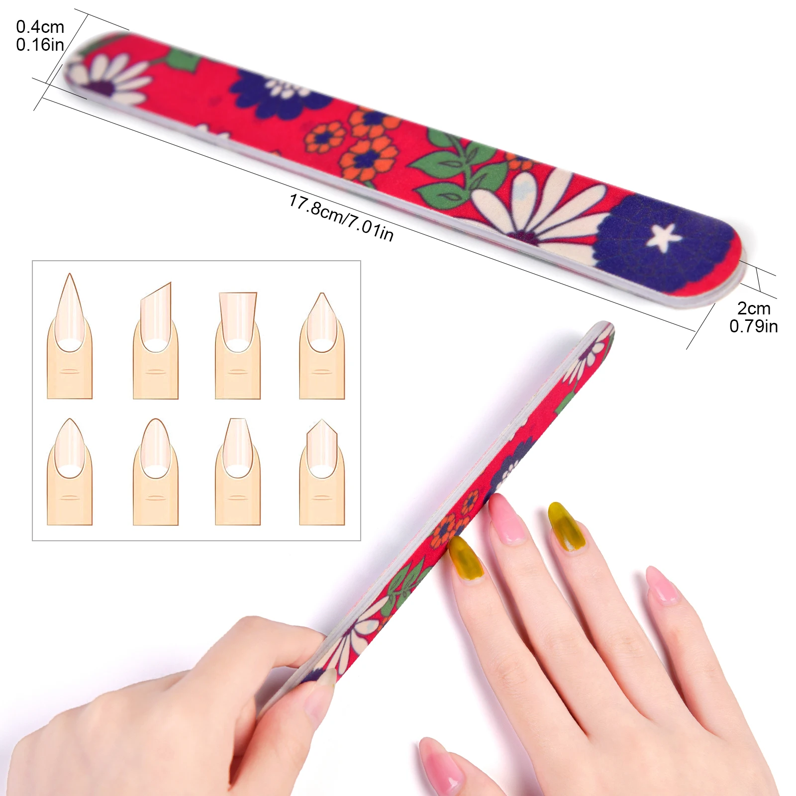 Juego de pinceles profesionales para uñas, herramientas para manicura de cutículas, pulidor de Gel, puntas de uñas, tenedor de piel muerta, removedor de polvo, 6 unidades