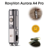 RovyVon Aurora A4 Pro 650 Lumen Rechargeable Titanium Keychain Flashlight Super Bright EDC Torch For Household Outdoor Festivals