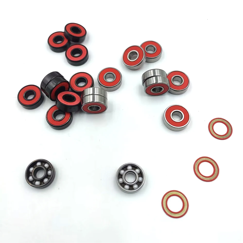 Ceramic Ball 608RS Inline Roller Skate Wheel Bearing Anti-rust Skateboard Wheel Bearing 608 RS 8x22x7mm Shaft