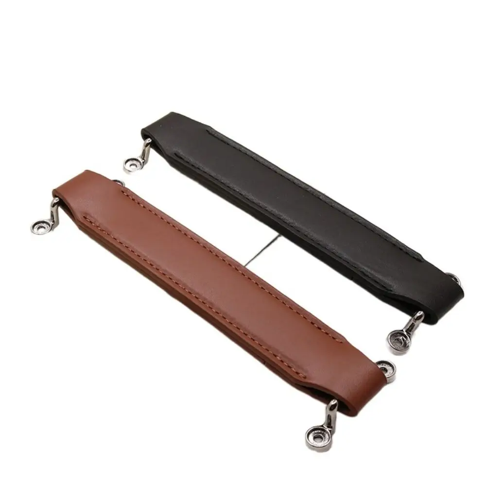 Leather Handle with Screw Cabinet Pulls Sofa Stool Pull Handle Soft Chair Leather Handle Furniture Fitting Home Hardware