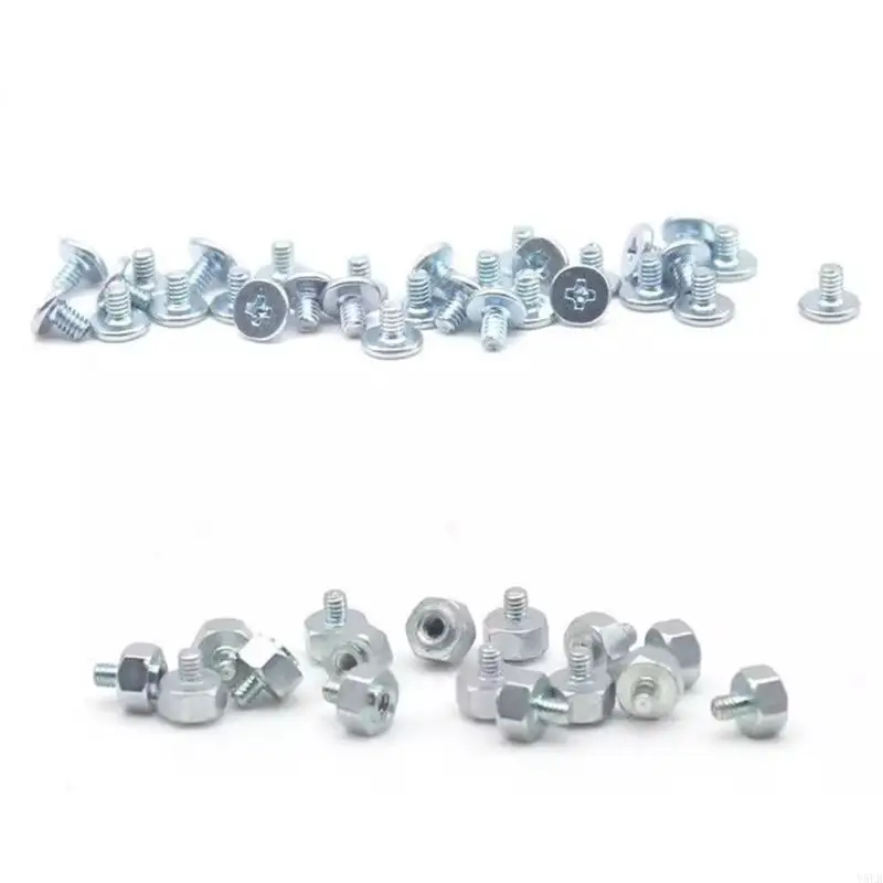 Y5LB M.2 SSD Mounting Screw M.2 Screw For Laptop Motherboards Front Nut/Back Nut/M.2 Buckle DIY Computer Build