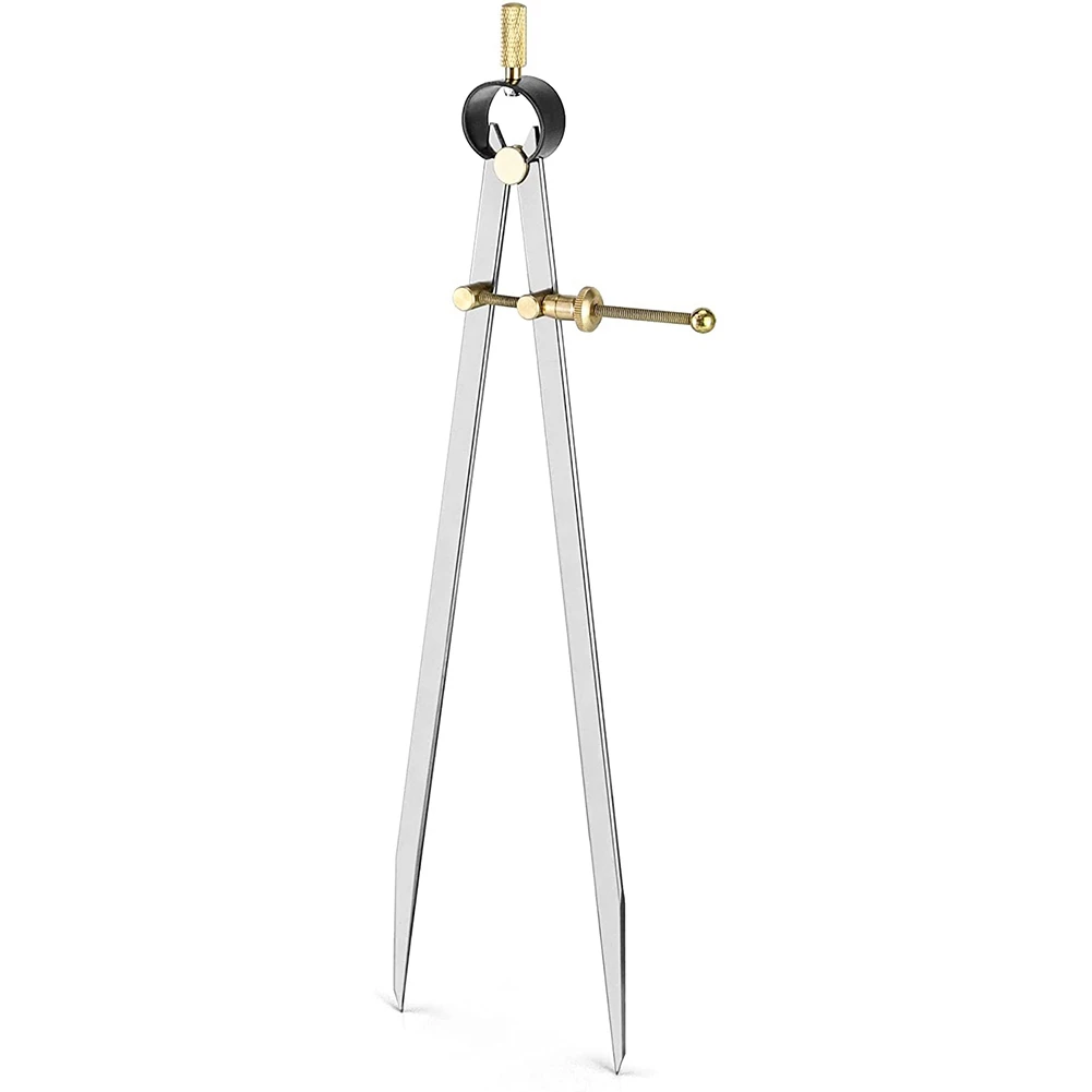 

A95G Flat Leg Spring Dividers Calipers, 12Inch Precision Divider For Geometry, Drawing, Drafting