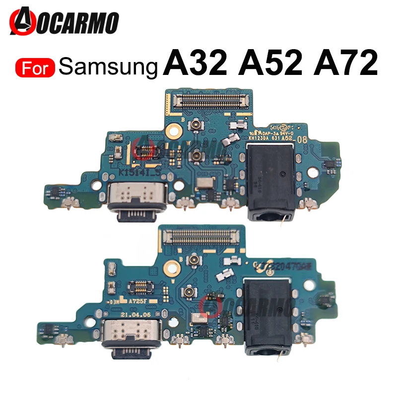 

Для Samsung Galaxy A32 5G A52 A72 SM-A525 USB-порт для зарядки, док-станция для зарядки, разъем для наушников, гибкий кабель, ремонт, запасная часть