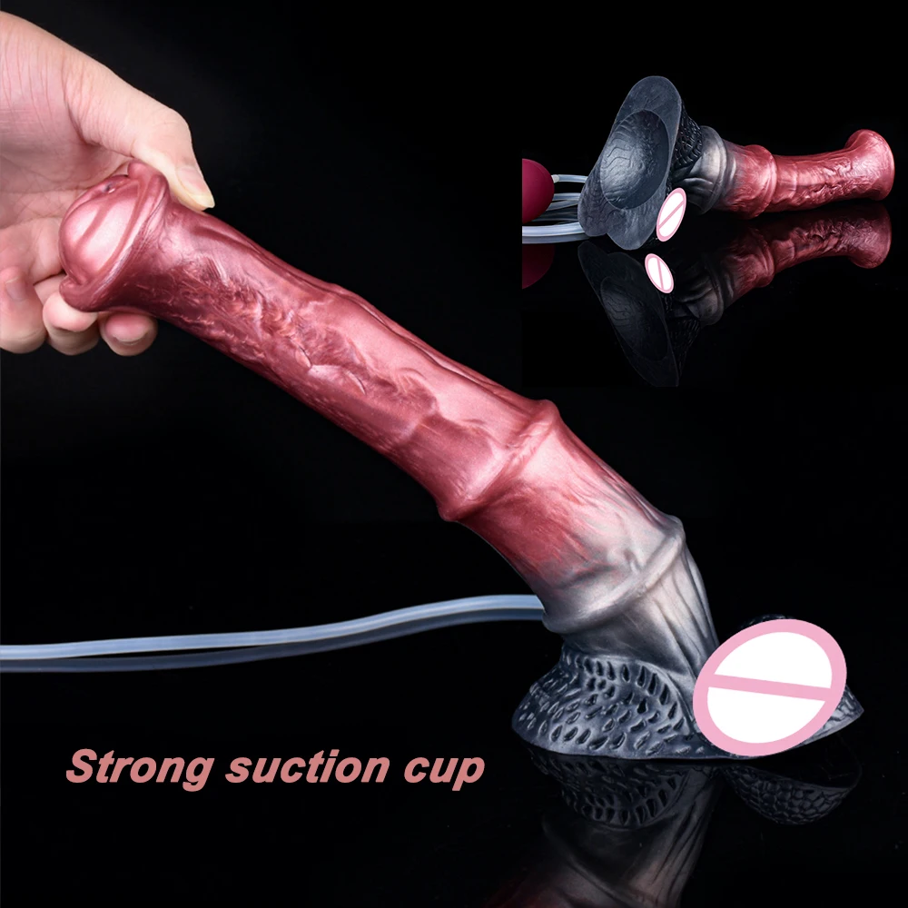 SUSEXY-Dildo Ejaculador Masculino, Cavalo Fantasia, Squirt Water, Estimulação do Ponto G Feminino, Brinquedos Sexuais com Bumbum, Jogo Sexual, 18 Plus