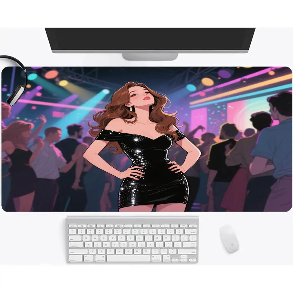 

Mouse Pad Desk mat Office large bedroom mat Anti-slip laptop Desktop computer size mouse mat