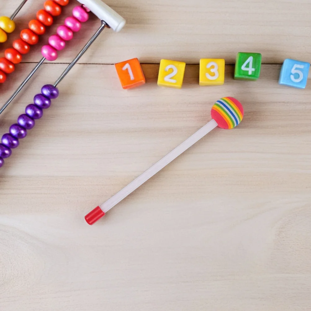 

12Pcs Vibrant Colored Drumsticks Soft Foam Head Mallets Lightweight Durable Material for Children Drumsticks for Kids