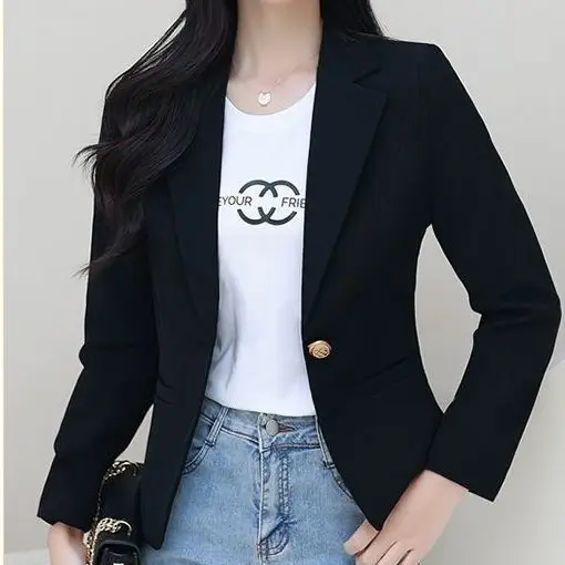 Beige damespak Jaet Casual Faion Lente Nieuwe collectie Premium Feel Dames ort maatvriendelijke top