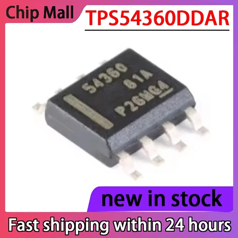 

2PCS New TPS54360DDAR 54360 SOIC8 3A Step-down Converter Chip in Stock