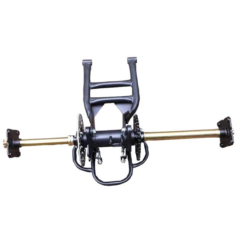 modified four-wheel kart accessories, beach car rear flat fork rear axle, modified three-wheel motorcycle rear axle