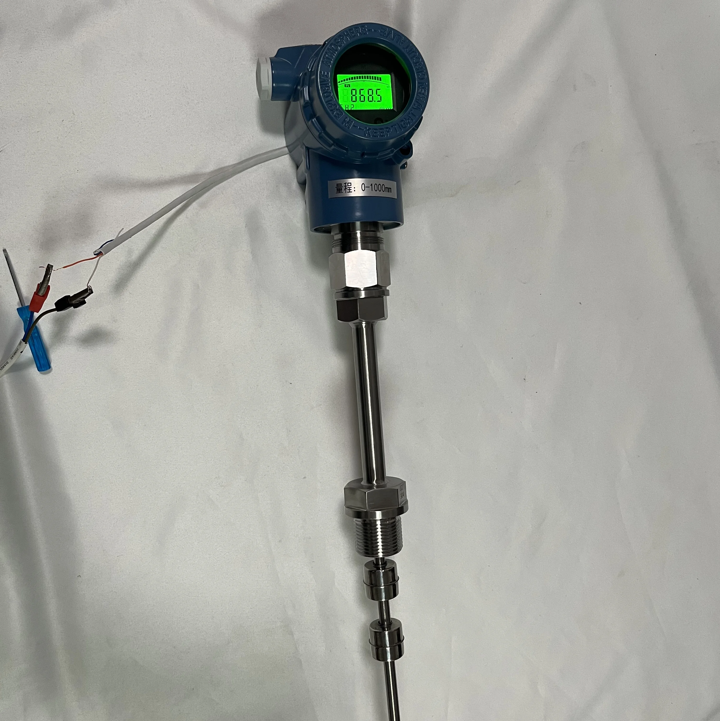 

Magnetostrictive Liquid Level Transmitter diesel Magnetostriction tank Gauge Double Float Dual Level Oil and Water Level Sensor