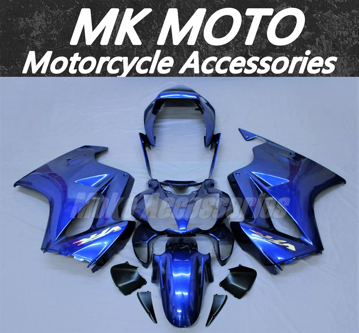 

Moke moto Motorcycle Fairings Kit Fit For Vfr800 2002 2003 2004 2005 2006 2007 2008 2009 2010 2011 2012 Bodywork Set New Blue