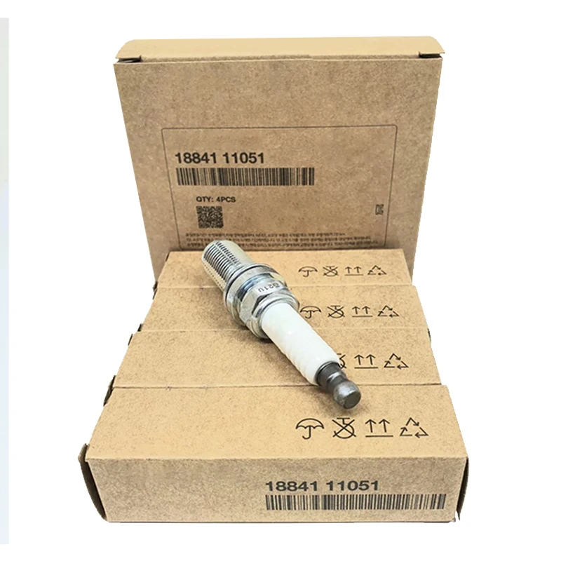 

4/6pcs 18840-11051 ILFR5B11 Laser Iridium Spark Plug For HYUNDAI GENESIS SANTA FE KIA OPTIMA RONDO 1884011051 ILFR5B-11