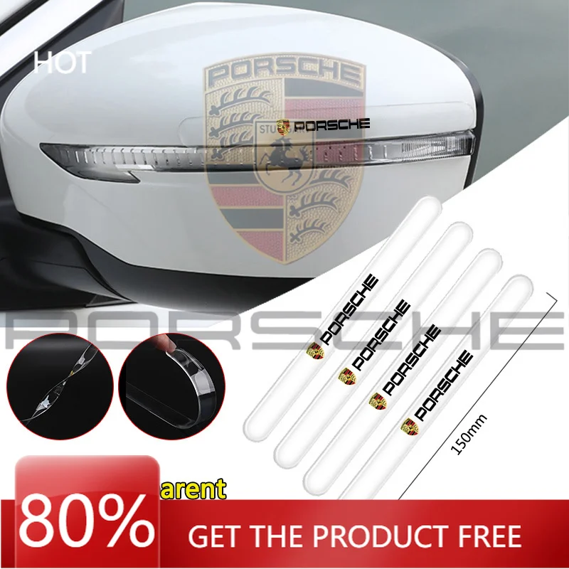 

For Porsche Cayenne Macan Panamera 918 911 Car Door Edge Transparent Anti Scratch Protection Strip For Porsche Panamera Cayenne