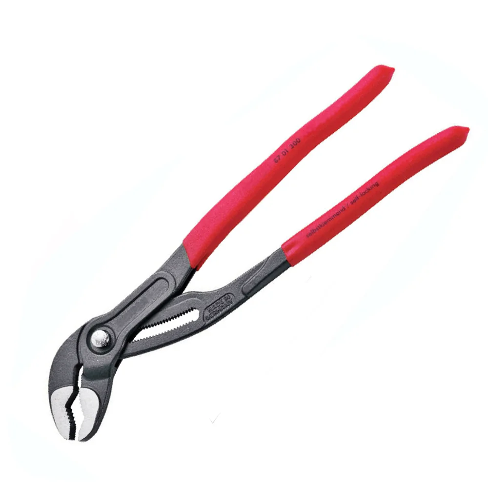 German Type Channel Lock Pliers For Water Pump L Cr-v Alloy Steel L Serrated Jaws For Gripping Tightly L Max Opening 50mm