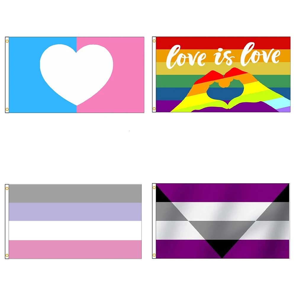 Flagnshow 100% Polyester Heterosexual Flag LGBT Pride Flags