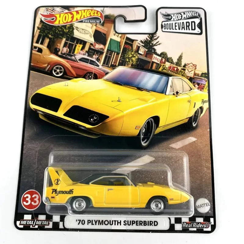 Original Hot Wheels 1/64 70 POLYMOUTH SUPERBIRD Diecast Alloy Model Carro Children  Gift