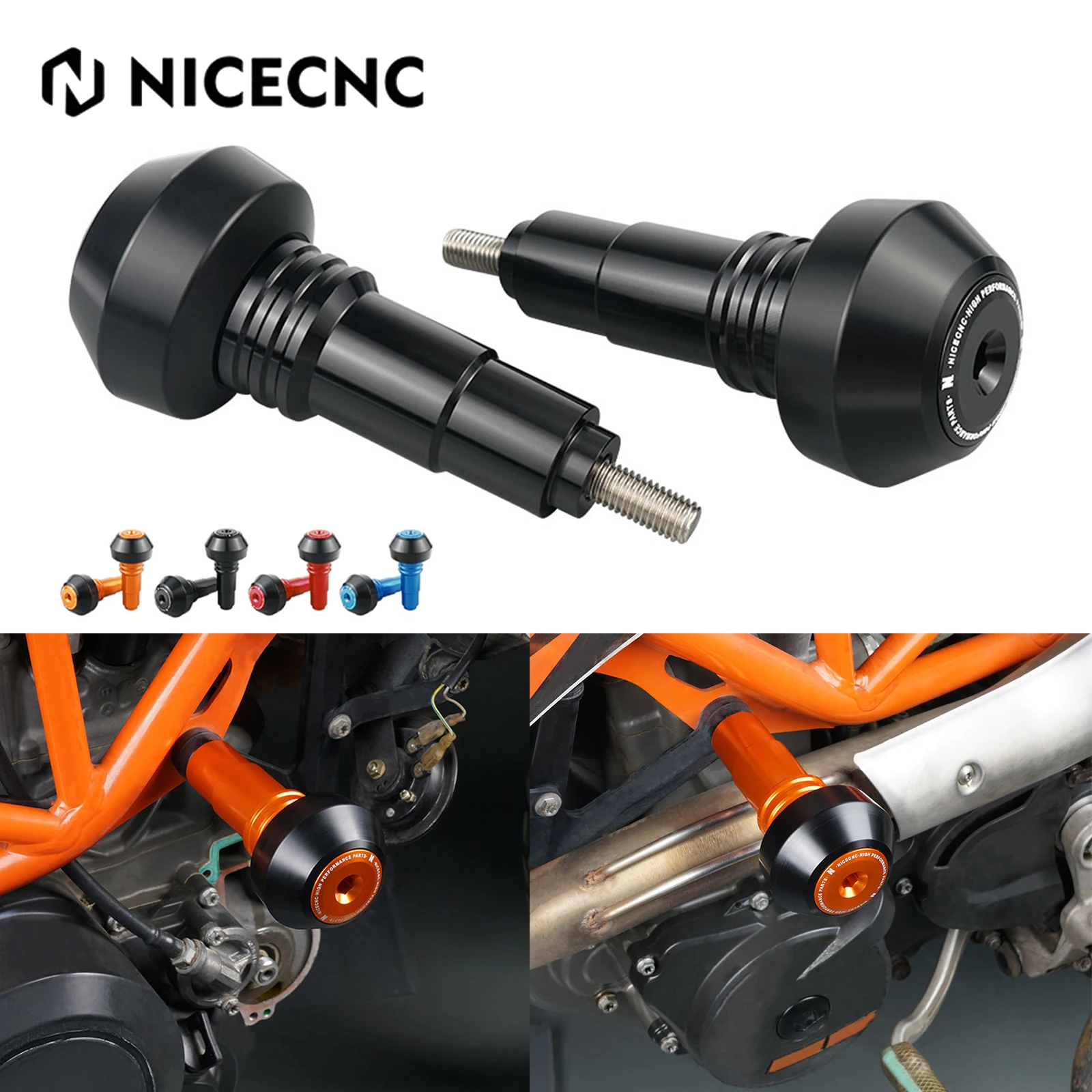 For 2008-2024 KTM 690 ENDURO SMC SMC R Frame Sliders Protectors For Husqvarna 701 Supermoto 701 Enduro 2016-2024 GasGas 700SM ES