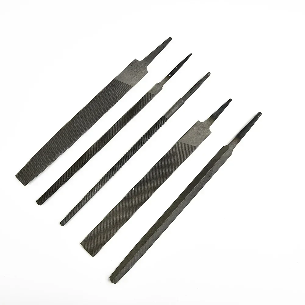 6inch 150mm Medium-Toothed Steel Files Set For Metalworking Woodworking Steel Rasp File Flat/Round/Half Round/Triangle/Square