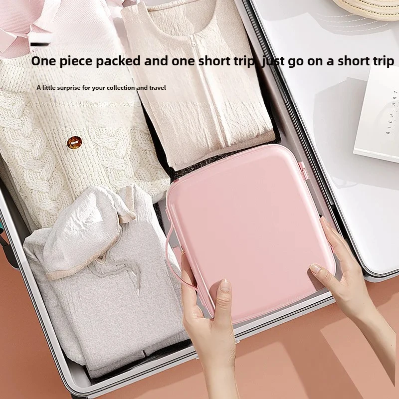 حقيبة مستحضرات التجميل المحمولة للسفر مع فواصل قابلة للإزالة - منظم مكياج مانع للتسرب لمستلزمات التجميل وأحمر الشفاه والعناية بالبشرة #3