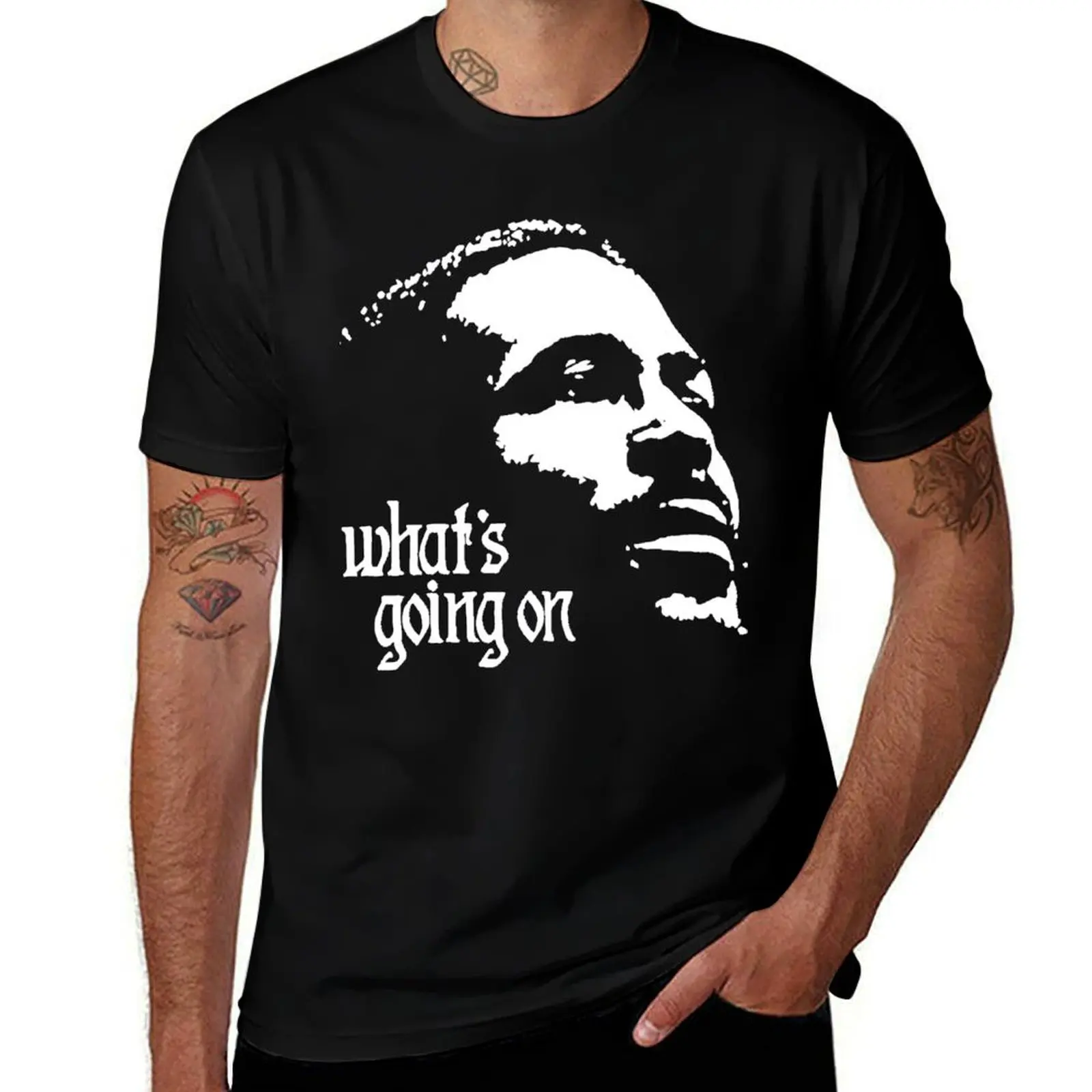 Gift Idea Marvin Gaye Whats going On Classic T-Shirt Holiday All Match T-Shirt