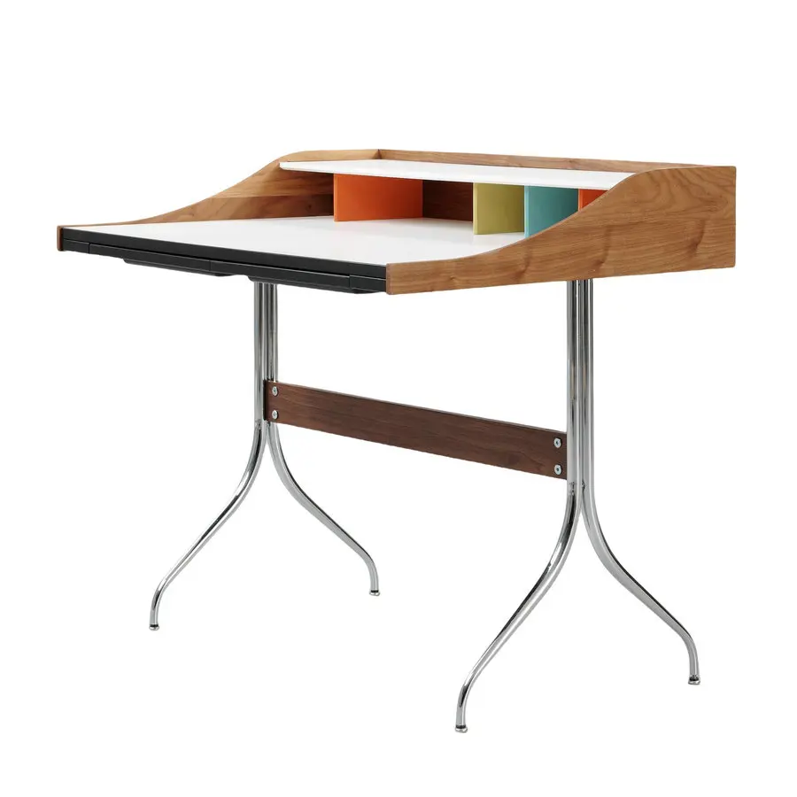 Stylish Wooden Work Computer Desk with Drawer Table Home Office Standing Table