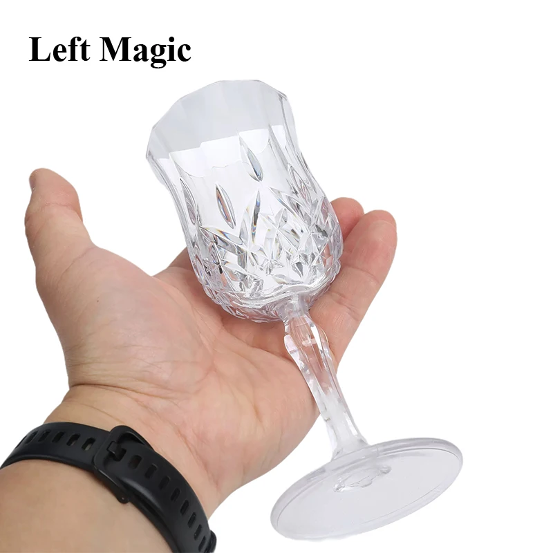 Mirror Chalice (Acrylic) Illusions Magic Tricks Liquid Disappearing to Silk Magia Cup Stage Gimmick Props Comedy Mentalism Fun