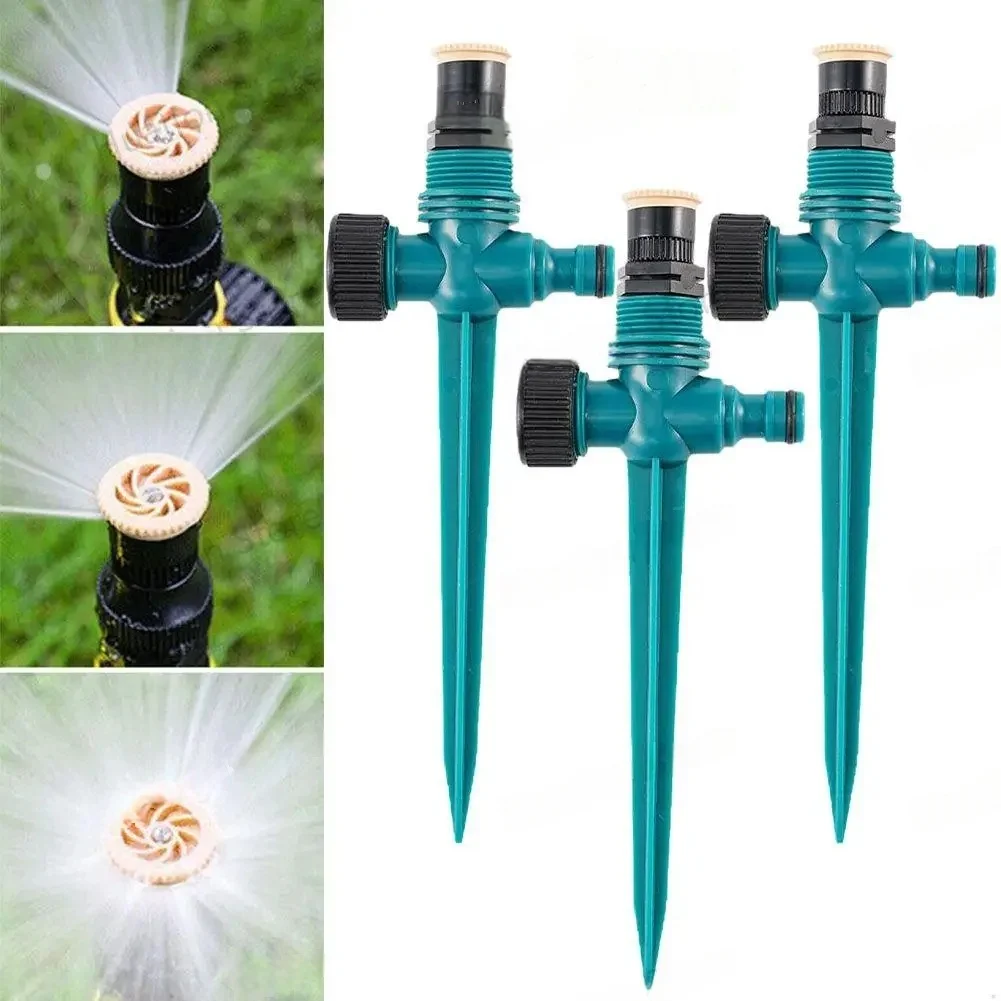 

Garden Sprinkler 360° Rotation Irrigation Watering System Agriculture Ground Automatic Tube Adjustable Plug Buried Atomization