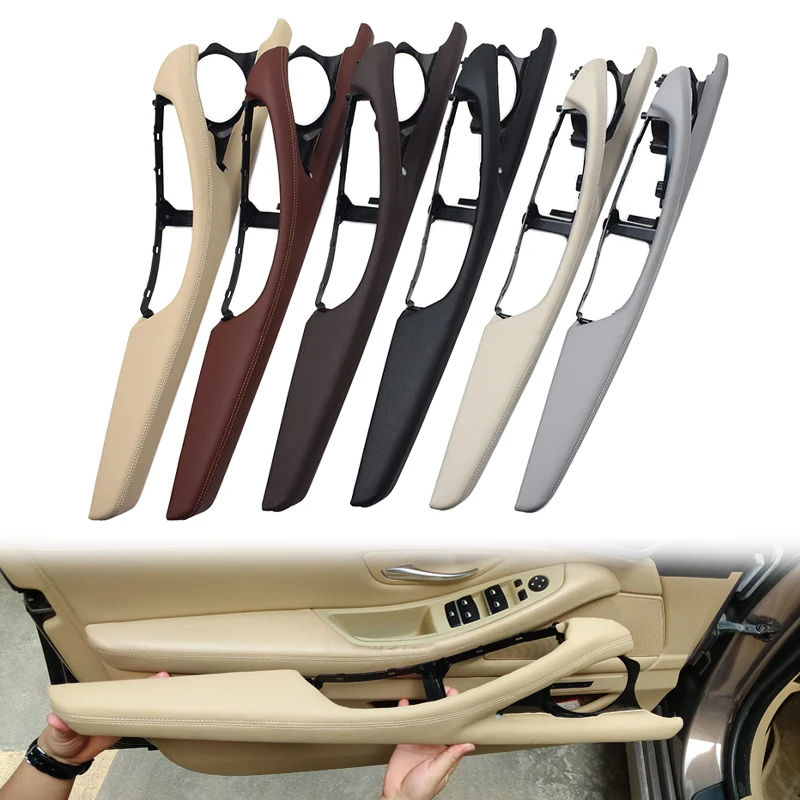 LHD RHD Interior Door Handle Armrest Leather Outer Frame Bracket For BMW 5 Series F10 F11 F18 520i 523i 525i 528i 535i