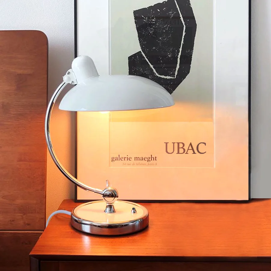Nordic Medieval Study, Office Desk Lamp, Danish Bauhaus, Korean Minimalist Living Room, Dimmable Bedroom Bedside Table Lights