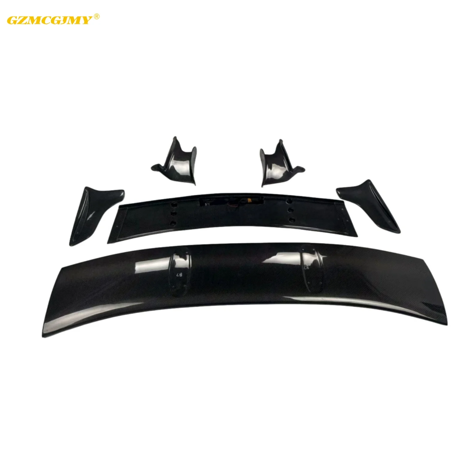 

Perfect Fitment Carbon Fiber Custom Car Kits Roof Spoiler Ffor Nissan GTR35 R35 LED Light Spoiler Car Spoilers Car Parts