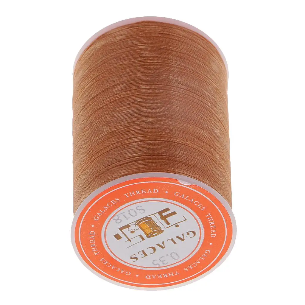 300M 0.35mm Polyester Leather Sewing Round Waxed Thread Cord DIY Handicrafts