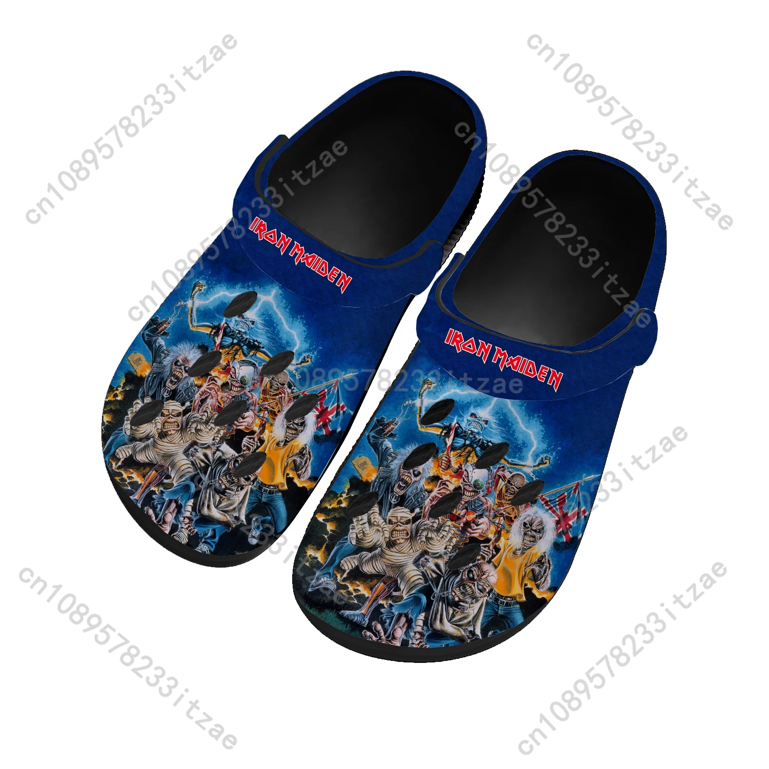 Maidens Heavy Metal Rock Band Singer Music Iron Home Clog uomo donna gioventù ragazzo ragazza sandali scarpe giardino personalizzato scarpa foro