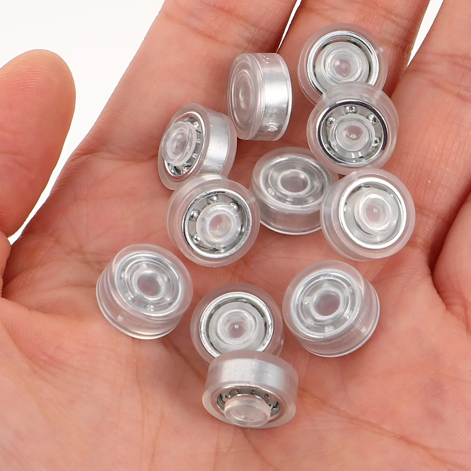 

50Pcs Windmill Bearing Replacement Miniature Ball Bearings Precision Rotating Base for DIY Spinning Accessories Craft Decoration