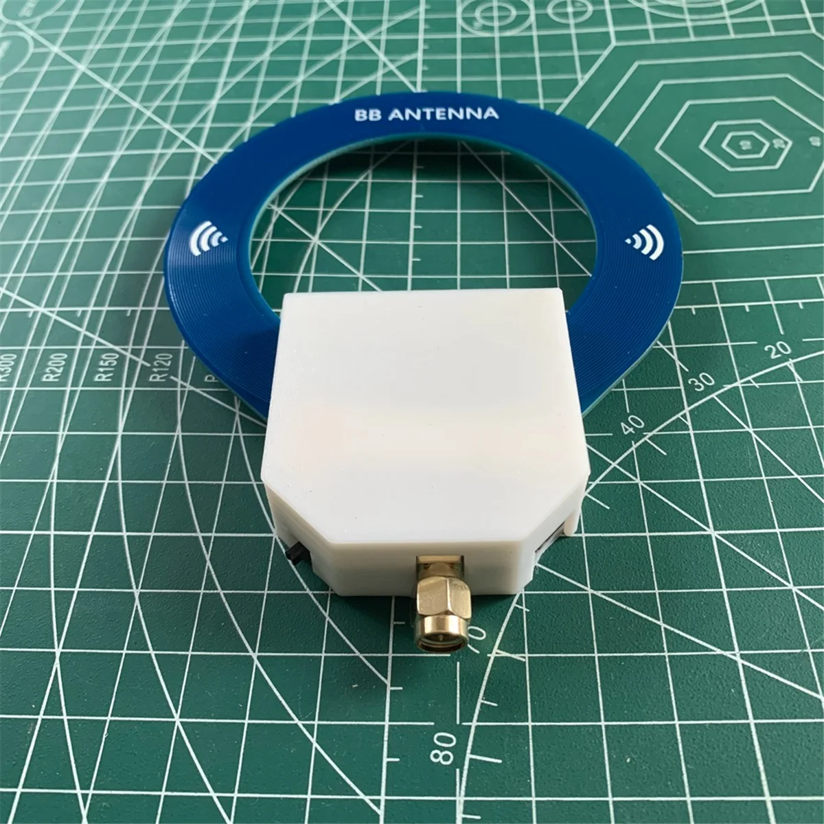 Mini Loop Antena para Receptor Malaquita, Antena Circular, Portátil, 9.9kHz-181mhz, Interface SMA, Receptor TEF6686