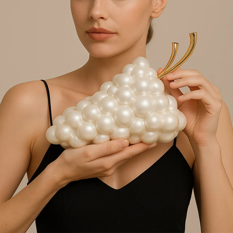 

Women Fashion Elegant Grape Banquet Package Handbags and Purses Acrylic Luxury Party Prom Evening Bag Casual Clutch Solid Color