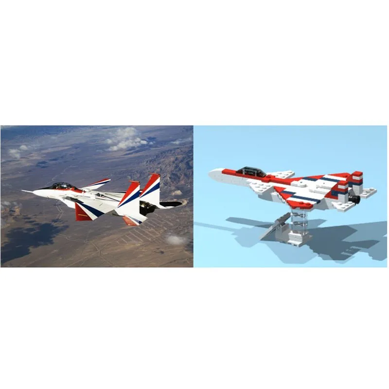 

139 шт. MOC NASA NF-15B ACTIVE Space Building Blocks Рождественский подарок Вдохновляет неограниченное количество креативных строительных наборов