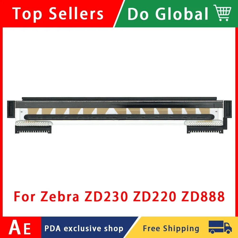 새로운 203dpi P 1115690   Zebra ZD220 ZD230 ZD888 열전사 라벨 프린터용 프린트 헤드, 무료 배송