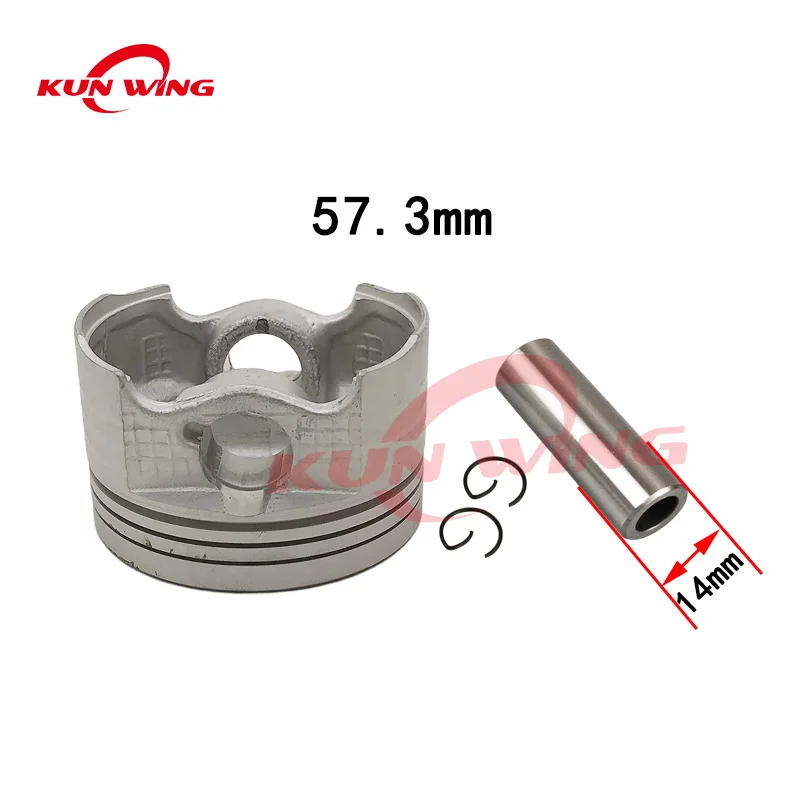 57.3MM Bore Piston Kit Ring Gaskets for Honda CBF150 CBF 150 XR150 KTT150 XR KTT 150cc CRF150F CRF 150F 2006-2017