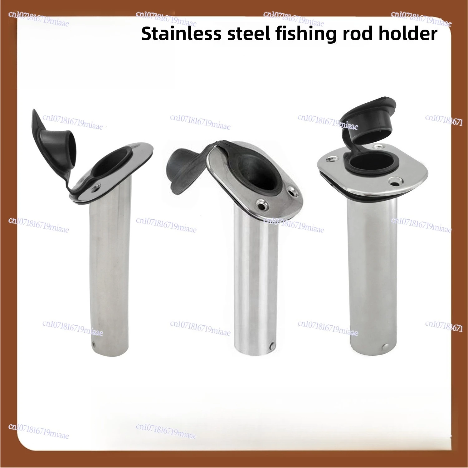 

High-quality Stainless Steel Fishing Rod Holder 15 °/30 °/90 ° Marine Yacht Hardware Accessories