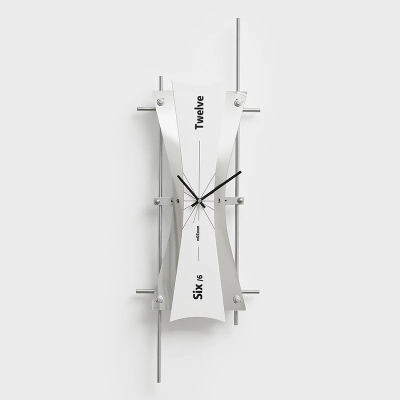Minimalist Wall Clock for Living Room Luxury Optical Axis Clocks High-End Silent Pendulum Timepiece Wall Mount Decorative Clock