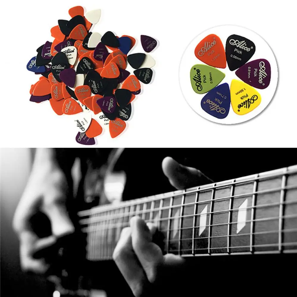 Guitar Picks Acoustic Electric Bass Pic Plectrum Mediator Guitar Accessories Thickness 0.58 - 1.5 mm