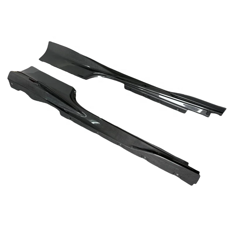 

High-quality OEM Style Dry Carbon Fiber Side Skirts Side Spoiler for Ferrari F8 Body Kit