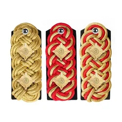 WWII WW2 German General HEER Insignia Epaulettes Epaulet Rank Shoulder Boards Badge for German Army Military Uniform Accessories