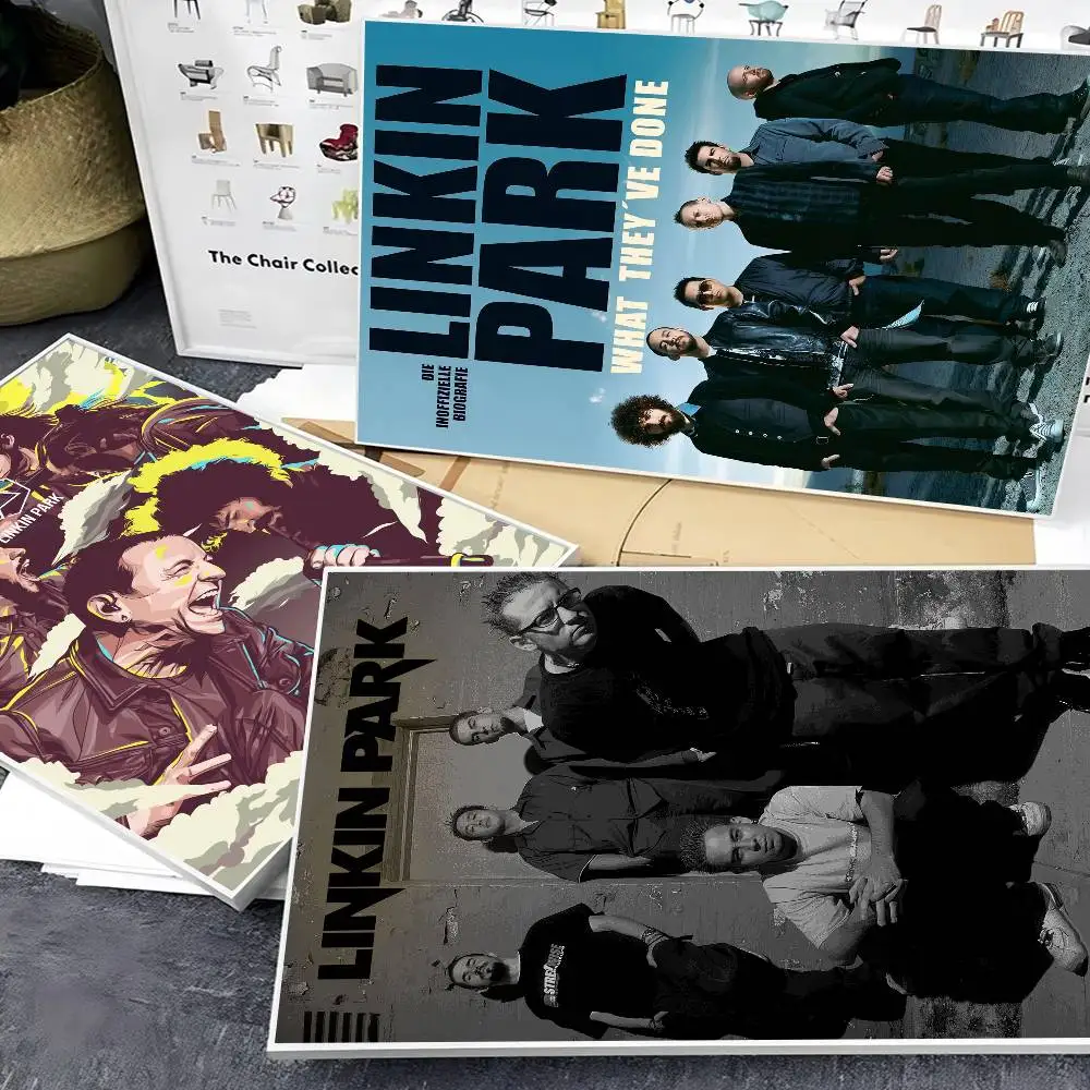 Linkin P-Park Good Quality Prints and Posters Waterproof Paper Sticker Coffee House Bar Posters Wall Stickers