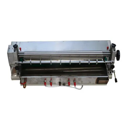 HJS-1000 Stainless Steel Tabletop Heating Jelly Glue Coating Paper Sheet Gluing Machine 1000mm/39'' 28m/min 220V COLORDOWELL