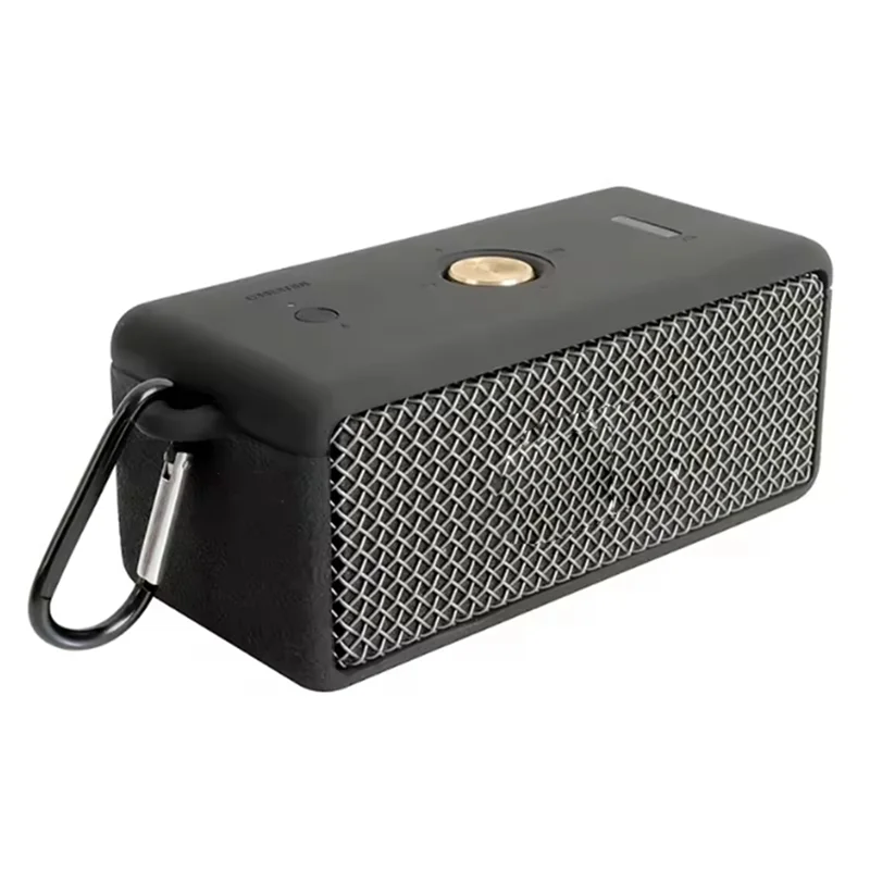 M13K-Travel Outdoor Use Silicone Case Cover Skin With Carabiner For  EMBERTON Portable Wireless Bluetooth Speaker
